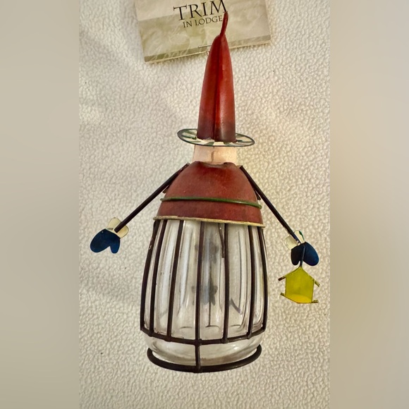 Rustic Winter Santa Ornament Figurine NWT - Picture 4 of 7